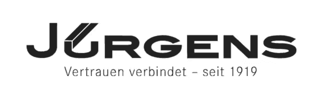 Jürgens Schriftzug mit dem Slogan Vertrauen verbindet – seit 1919.